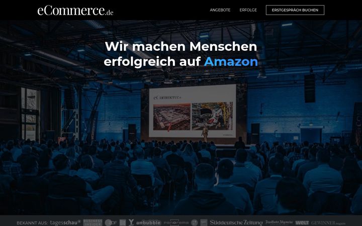 Screenshot ta' ecommerce.de