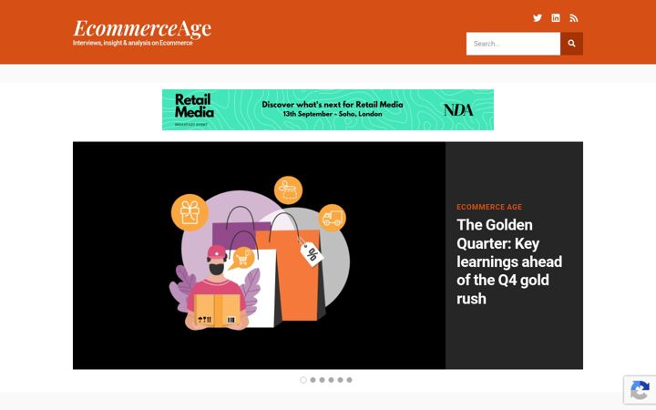 Screenshot of ecommerceage.co.uk