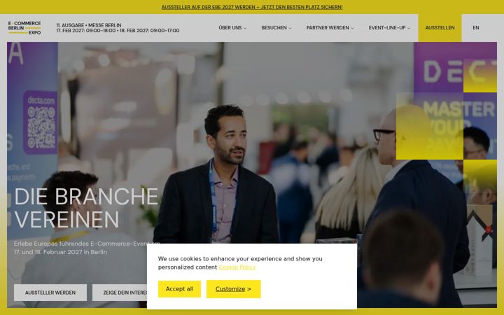 Screenshot of ecommerceberlin.de