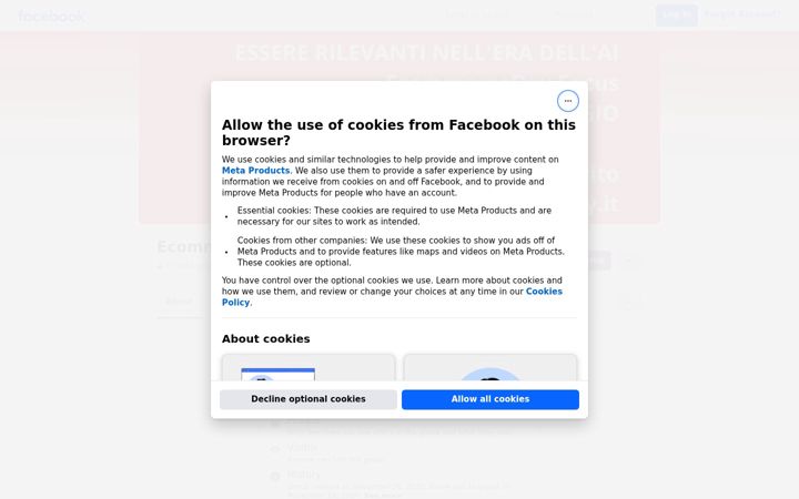 Screenshot of ecommercecommunity.it