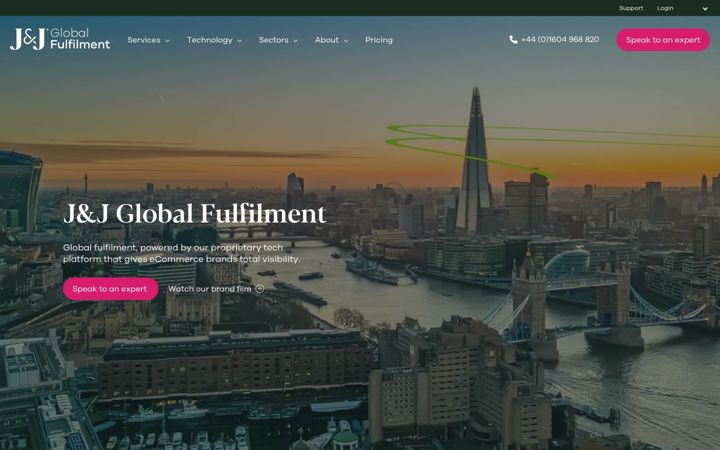 Screenshot of ecommercefulfilment.com