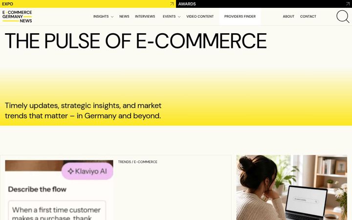 Screenshot of ecommercegermany.com