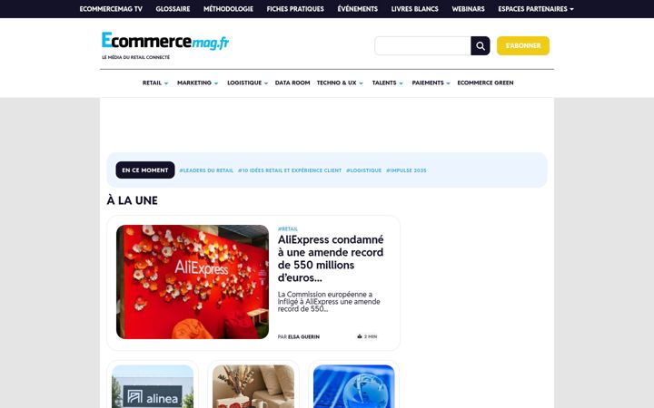 Képernyőkép: ecommercemag.fr