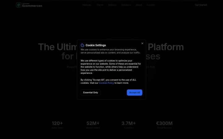 Screenshot of ecommercen.com