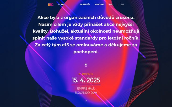 Screenshot of ecommercesummit.cz