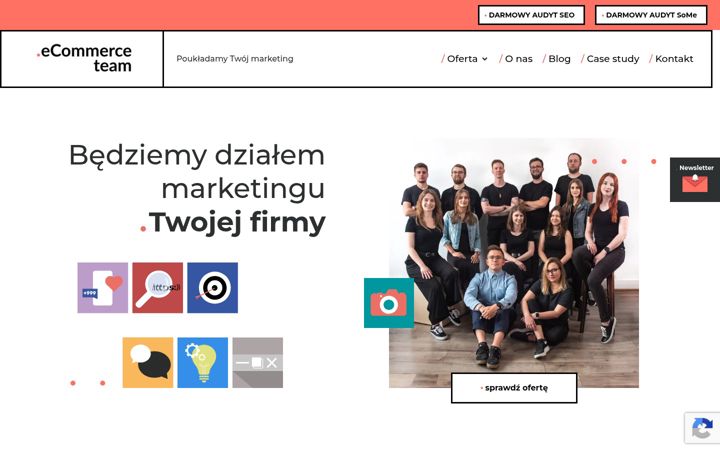 Screenshot of ecommerceteam.pl