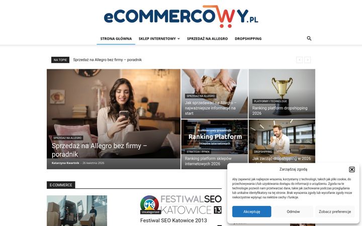 Screenshot of ecommercowy.pl