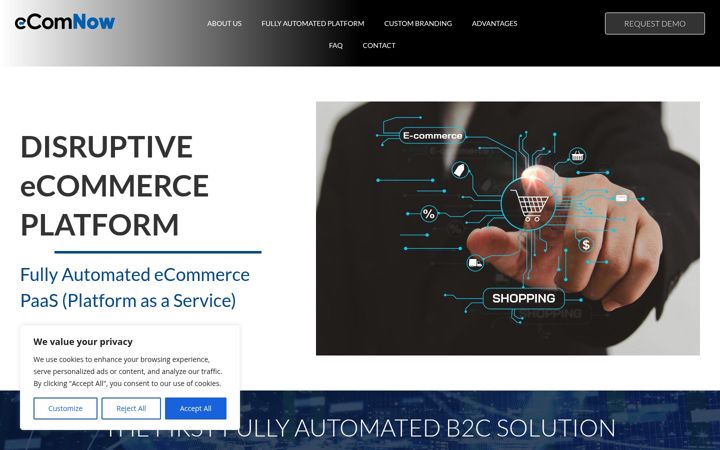 Screenshot of ecomnow.org