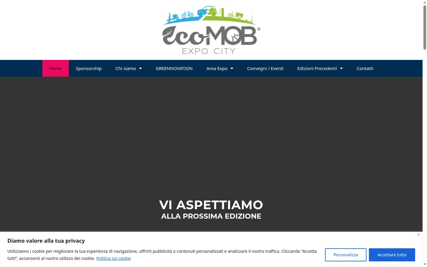 Screenshot tal-banner tal-kunsens muri qabel kwalunkwe interazzjoni