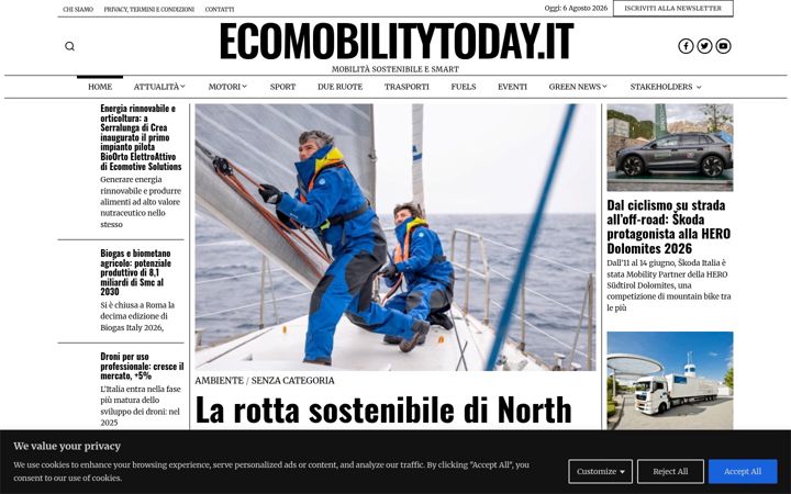 Screenshot of ecomobilitytoday.it