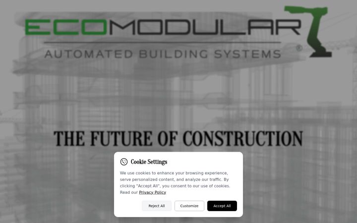 Screenshot of ecomodular.com