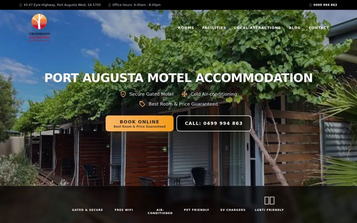 Screenshot of ecomotel.com.au