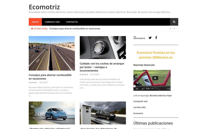 Screenshot of ecomotriz.com