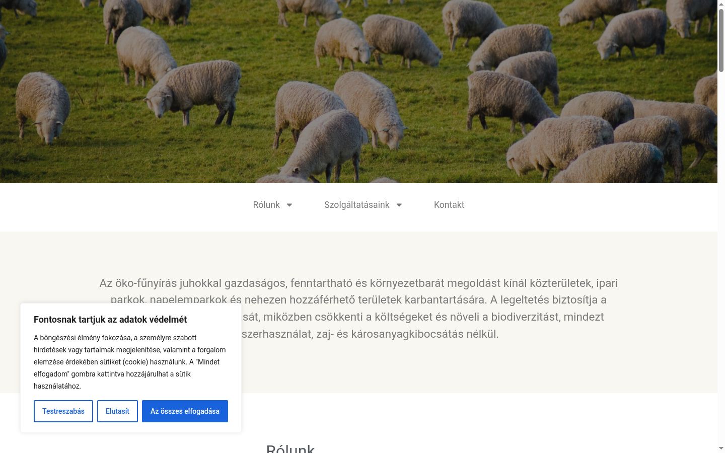 Screenshot του banner συγκατάθεσης που εμφανίστηκε πριν από οποιαδήποτε αλληλεπίδραση
