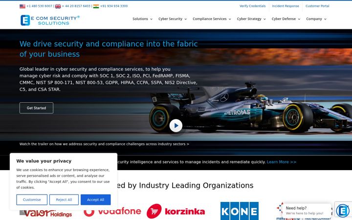 Snímek obrazovky ecomsecurity.org