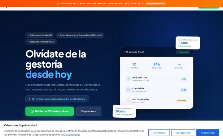 Posnetek zaslona ecomsolutions.es