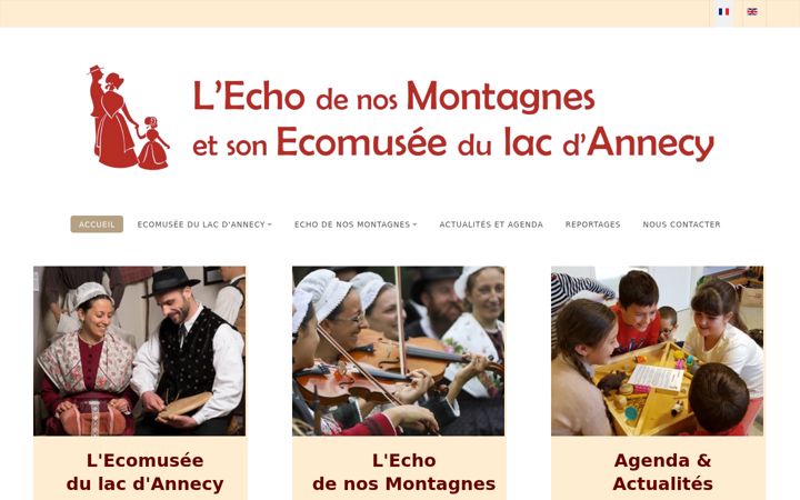 Screenshot of ecomusee-lacannecy.com
