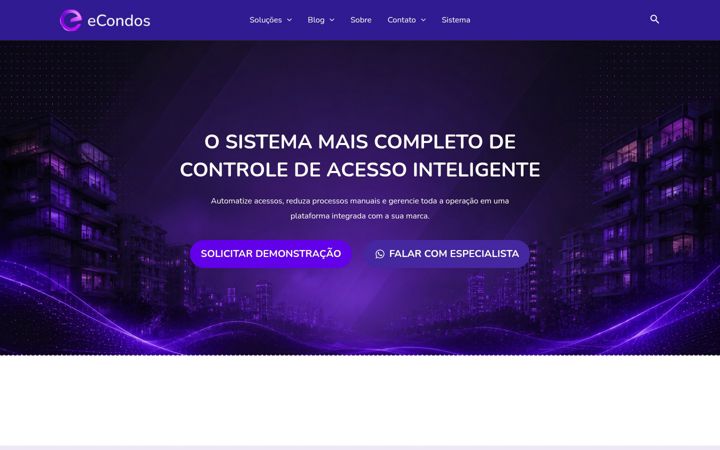 Screenshot of econdos.com.br