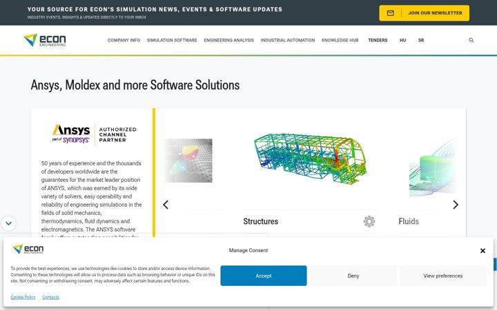 Screenshot of econengineering.com