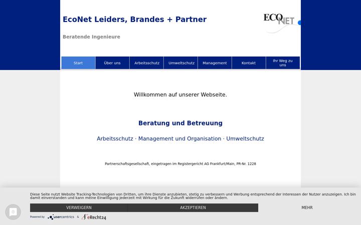 Screenshot of econet-kassel.de
