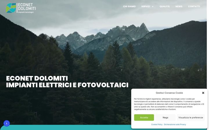 Screenshot of econetdolomiti.it
