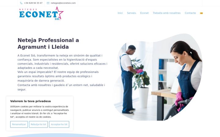 Screenshot of econetsio.com
