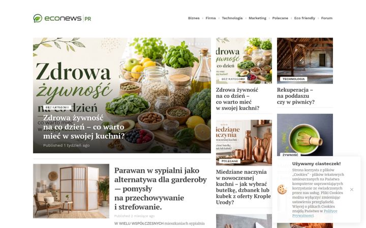 Screenshot of econews.pl