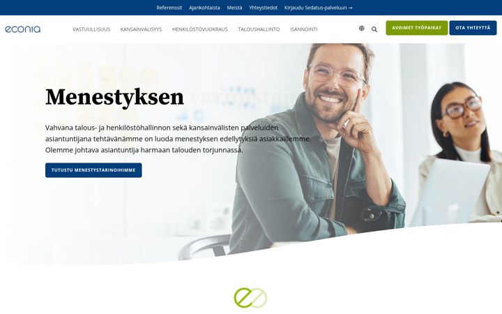 Screenshot of econia.com