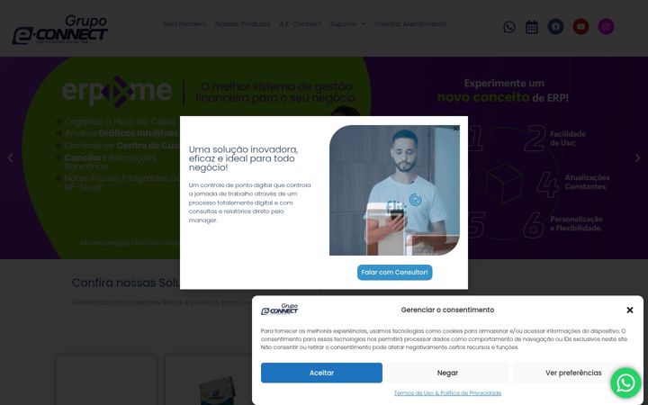 Screenshot of econnectcd.com