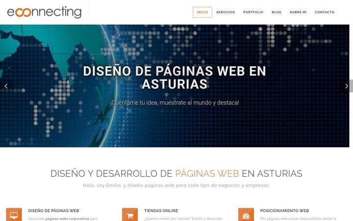Screenshot von econnecting.es