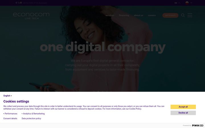 Screenshot of econocom.pl