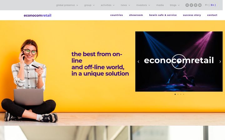 Screenshot of econocomretail.com
