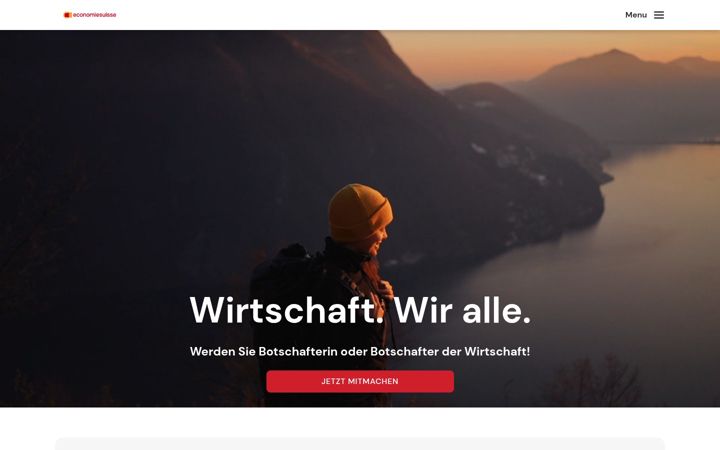 Screenshot of economia-tutti-noi.ch