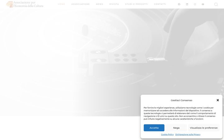 Screenshot of economiadellacultura.it