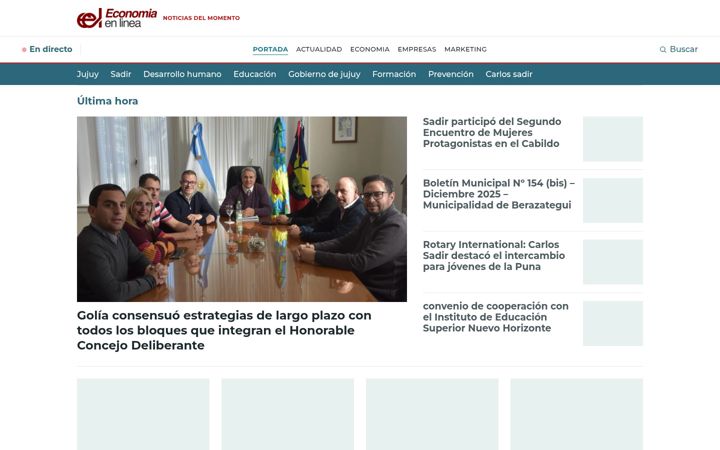 Screenshot of economiaenlinea.com