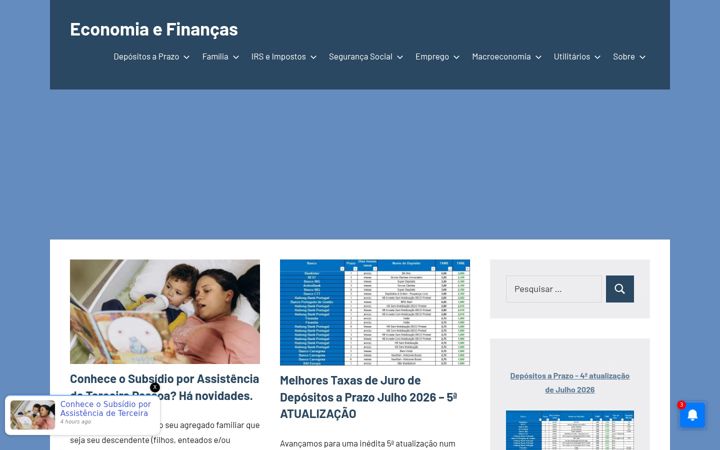 Screenshot of economiafinancas.com