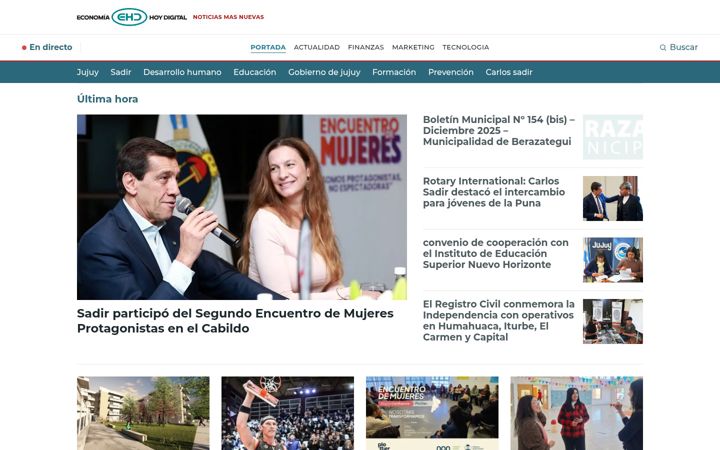 Screenshot of economiahoydigital.com