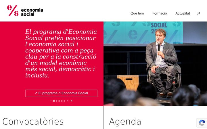 Screenshot of economiasocial.coop
