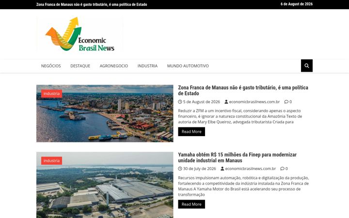 Screenshot of economicbrasilnews.com.br
