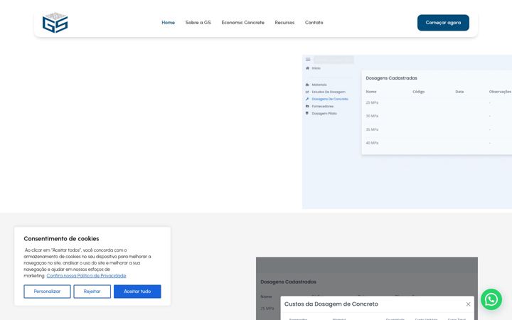 Screenshot of economicconcrete.com.br
