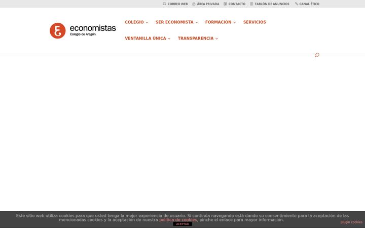 Snímek obrazovky economistasaragon.org