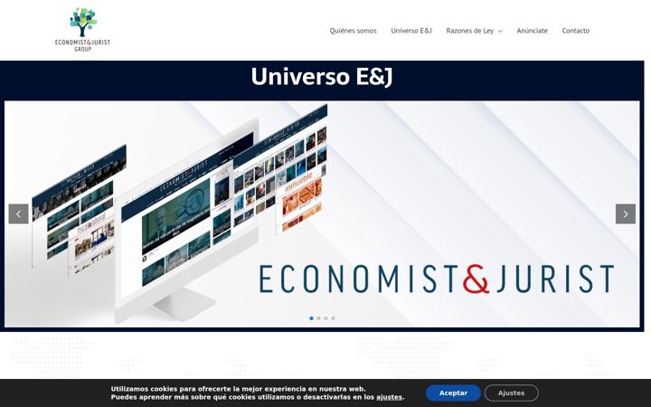 Screenshot von economistjuristgroup.es