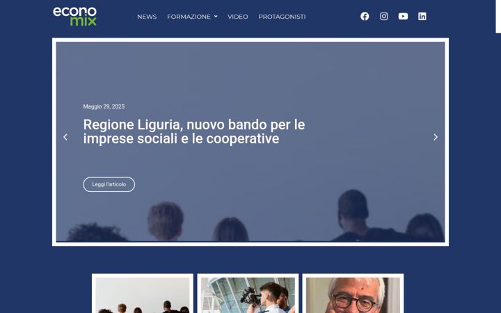 Screenshot of economix.liguria.it