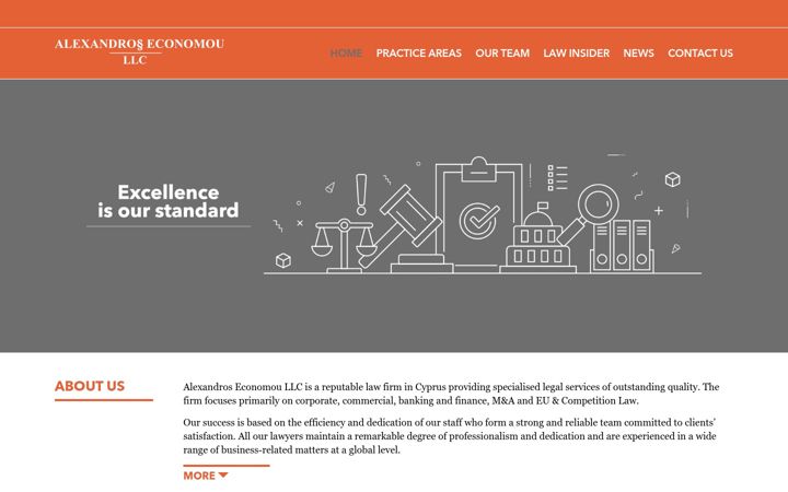 Screenshot of economoullc.com