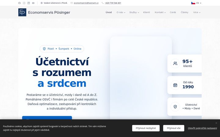 Screenshot of economservisposinger.cz
