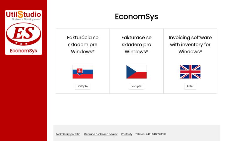 Screenshot of economsys.com