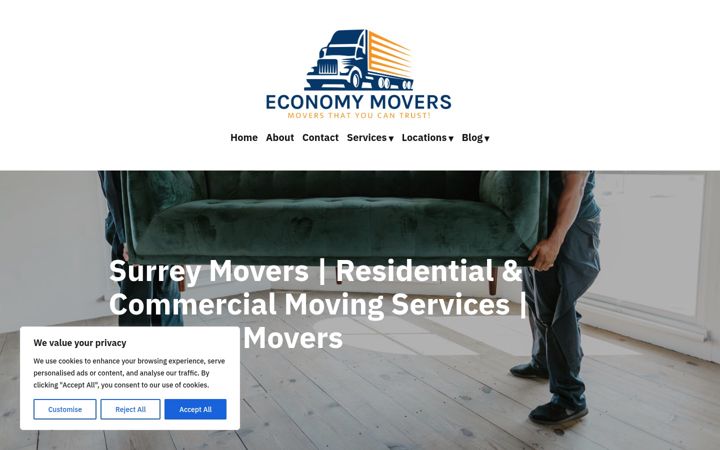 Screenshot of economymovers.ca