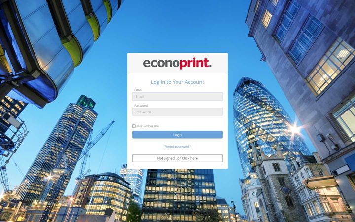 Screenshot of econoprint.online