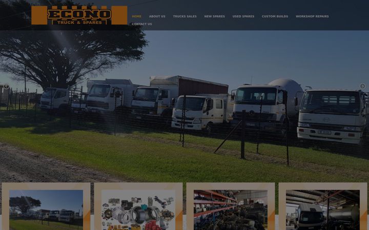 Screenshot ta' econotruck.co.za