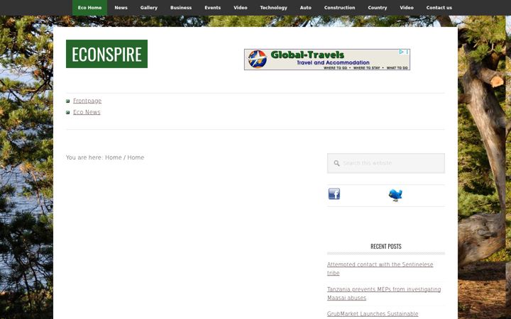 Screenshot of econspire.com